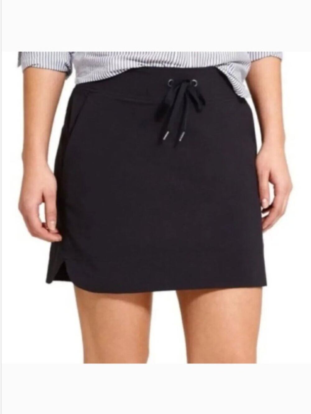 Athleta Women’s Midtown Skort Skirt Black Size 10 596503 Sports Skirt Travel
